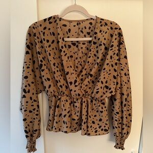 Cheetah Blouse